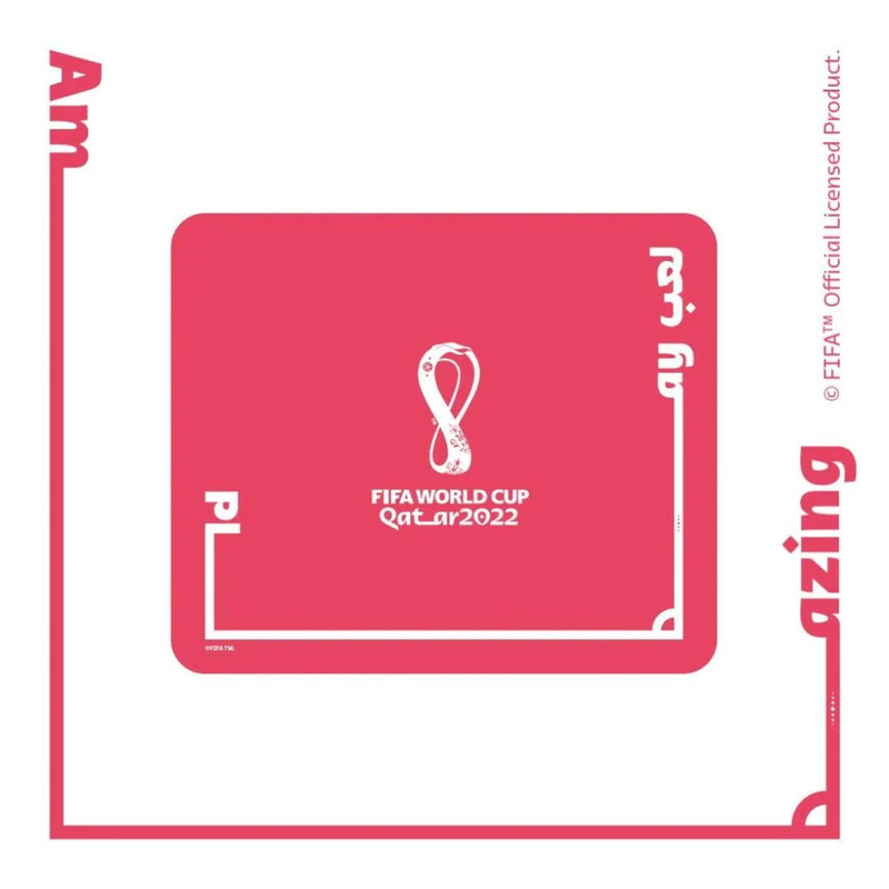 Qlive RGB Mouse Pad With Tournament Marking - FIFA World Cup Qatar 2022 - أكسسوار كأس العالم قطر 2022